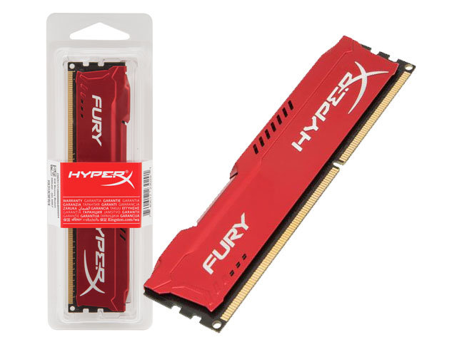  RAM PC Kingston 4G 1866MHZ DDR3 CL10 Dimm HyperX Fury Red-HX318C10FR/4