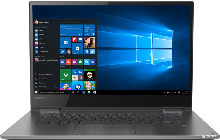 Lenovo Yoga 730-15IKD Core i7 8550U - Ram 8GB - SSD 256GB - 15.6" FULL HD IPS Touch, X360 - BB