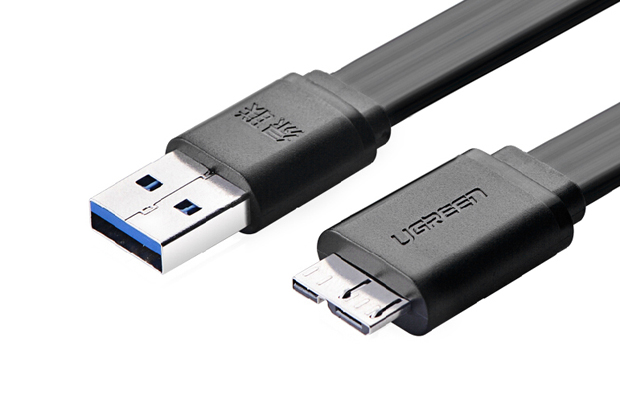 Ugreen Micro USB3.0 male to USB 3.0 flat cable 0.25M 10852 GK