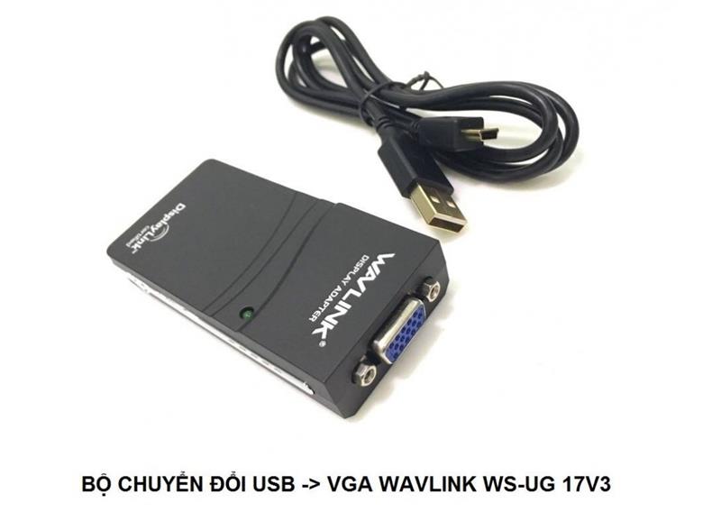 C&#193;P USB 2.0 -&gt; VGA WAVLINK (WS-UG17V3) 3178HP