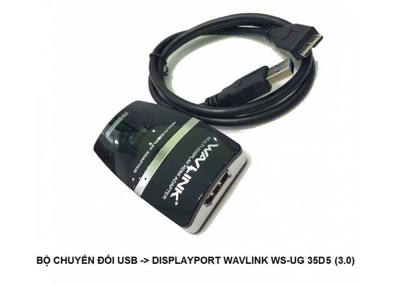 C&#193;P USB 3.0 -&gt; DISPLAYPORT WAVLINK (WS-UG35DP5) 318HP