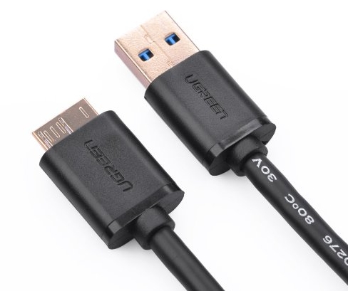 Ugreen Micro USB3.0 male to USB 3.0  cable 0.25M 10365 GK