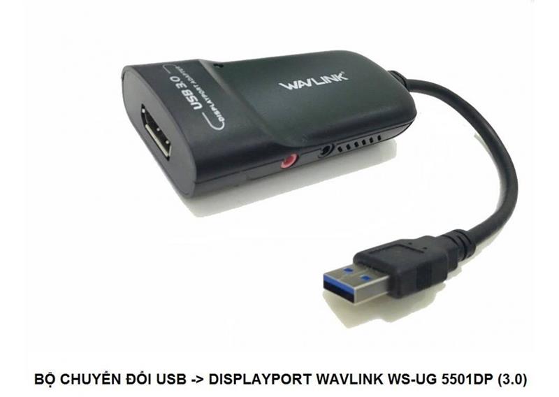 C&#193;P USB 3.0 -&gt; DISPLAYPORT WAVLINK (WS-UG5501DP) 318HP