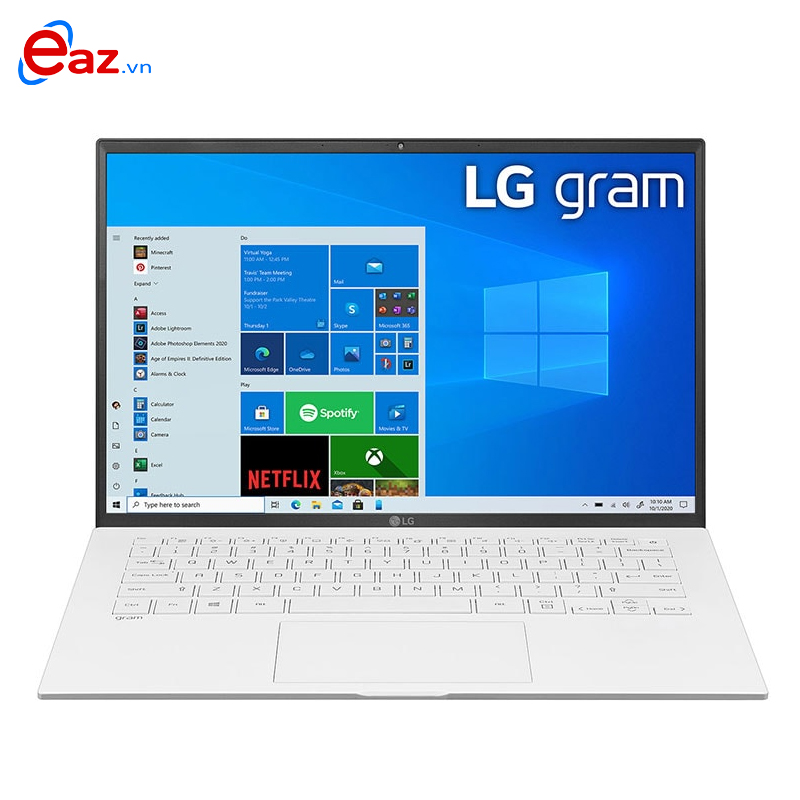 Laptop LG Gram 14ZD90P-G.AX56A5 | Intel Core i5 - 1135G7 | 16GB | 512GB | 14&quot; WUXGA (1920x1200) IPS 99% DCI-P3 | Iris XE | LED Key | Quartz Silver