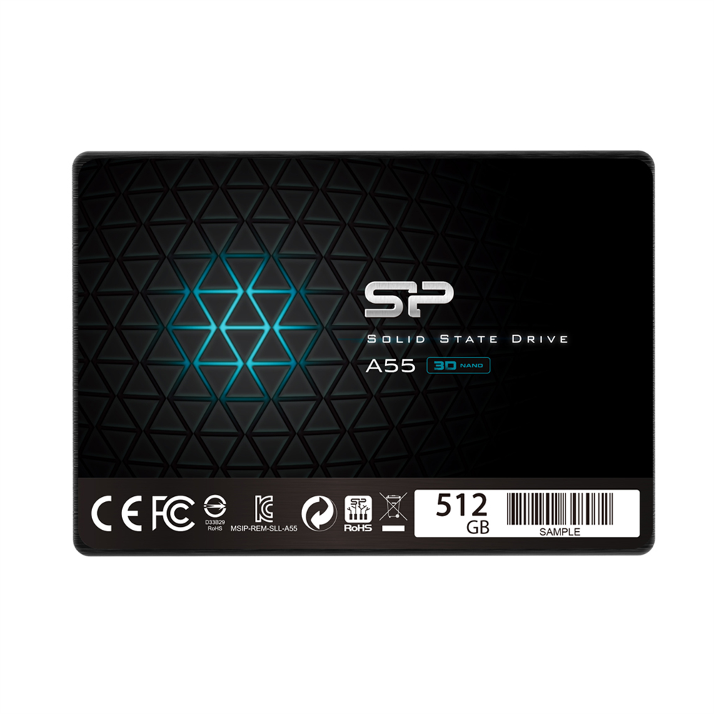 SSD Silicon Power A55 512GB Sata 2.5&quot; (SP512GBSS3A55S25)