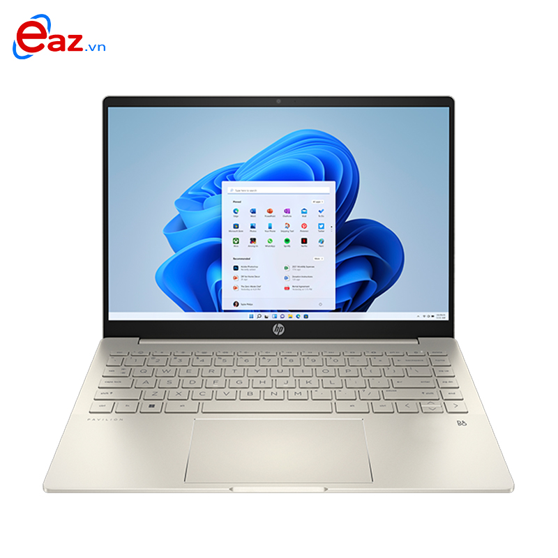 Laptop HP Pavilion 14-dv2050TU (6K7G7PA) |Core i3-1215U | 4GB | 256GB | 14&quot; FHD | Win 11 | Gold | 0722F