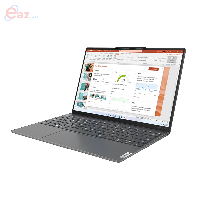 Laptop Lenovo Yoga Slim 7 Carbon 13IAP7 (82U90043VN) | Intel Core i7-1260P | 16GB | SSD 512GB 4.0 | 13.3&quot; 2.5K - IPS - 90Hz - 100% sRGB | Finger | LED Key | Win 11 | 0323D