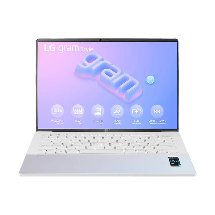 Laptop LG Gram Style 2023 14Z90RS-G.AH54A5-D| Intel Core i5-1340P | 16GB | 512GB | Intel Iris Xe Graphics | 14&#39; WQXGA+ OLED 90Hz | Win 11| 0124
