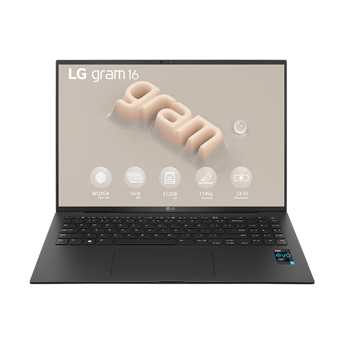 Laptop LG Gram 2023 16Z90R-E.AH75A5 | Intel Core i7-1360P | 16GB | 512GB | GeForce RTX™ 3050 4GB | 16&#39; WQXGA 99% DCI-P3 | Win 11| 0124