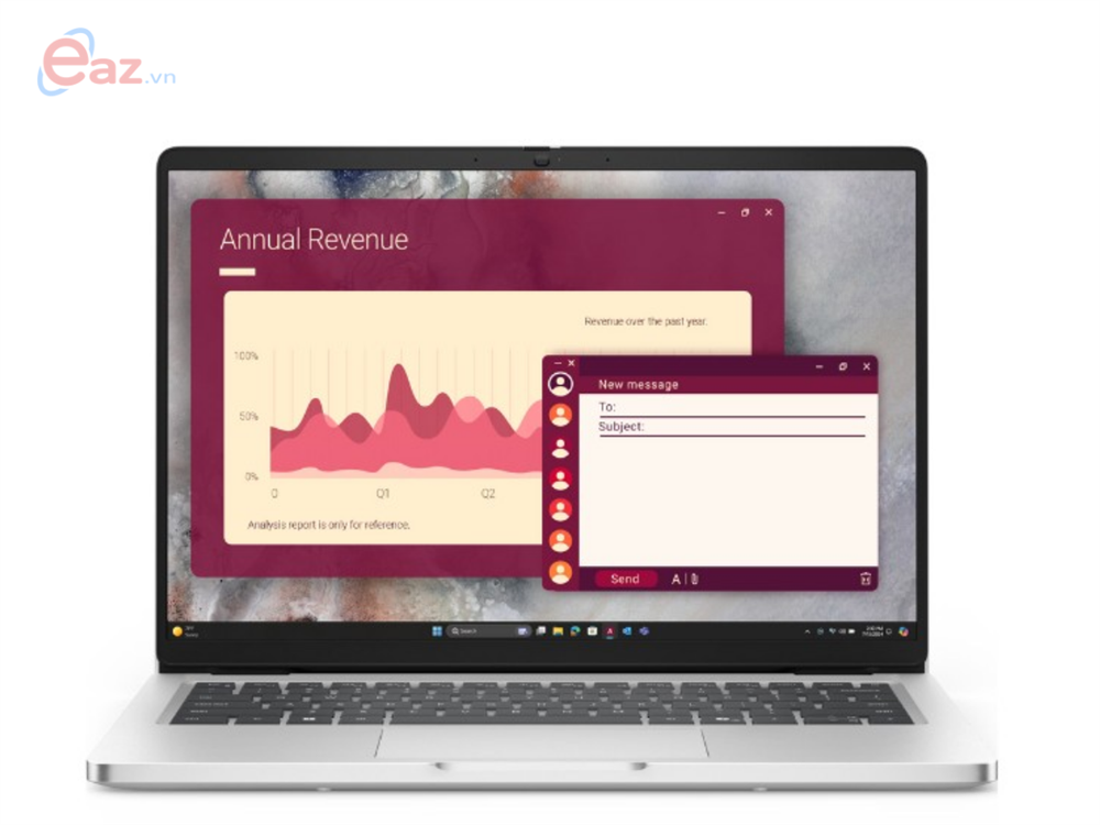 Laptop Dell Pro 14 PC14250 (PC14250-225U-16512WH) | Ultra 5 225U | 16GB | 512GB SSD | 14.0 inch FHD+ | Intel Graphics | Windows 11 Home | 12 tháng | 0126