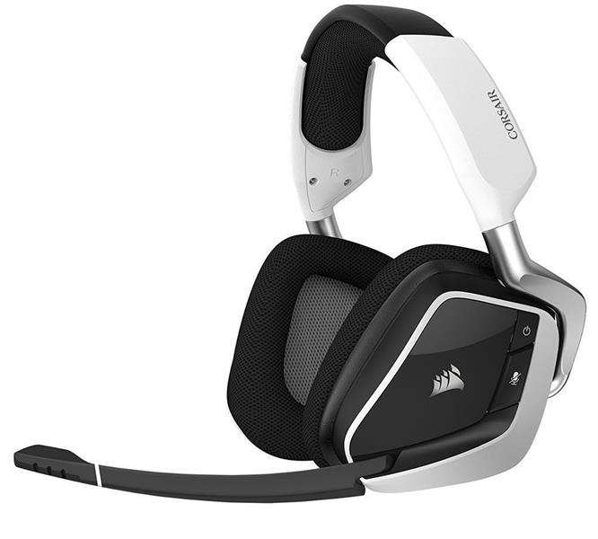 Gaming Headset Corsair VOID PRO RGB Wireless Premium with Dolby&#174; Headphone 7.1 — White (CA-9011153-AP) _919KT