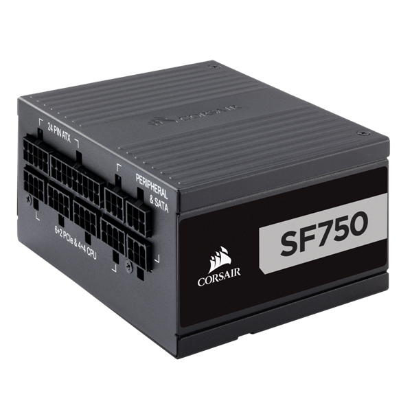 PSU Corsair SF Series™ SF750 — 750 Watt 80 PLUS&#174; Platinum Certified High Performance SFX (CP-9020186-NA) _919KT