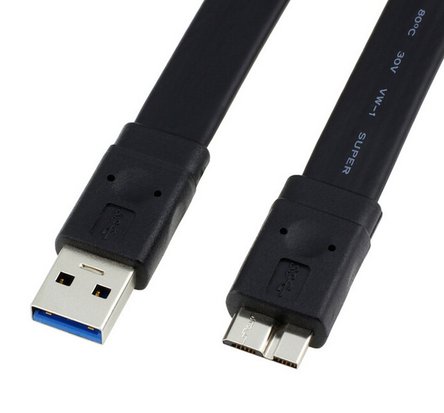 Ugreen Micro USB3.0 male to USB 3.0 flat cable 0.5M 10853 GK