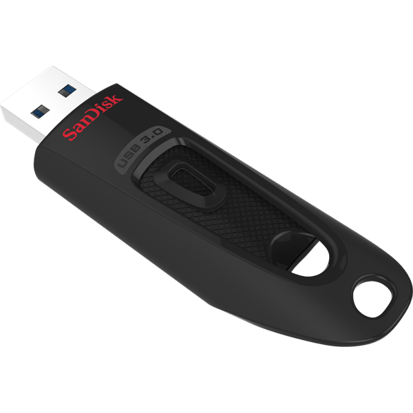 USB SanDisk Ultra USB 3.0 Flash Drive | SDCZ48-064G-U46 | USB3.0 | Black | Stylish Sleek Design