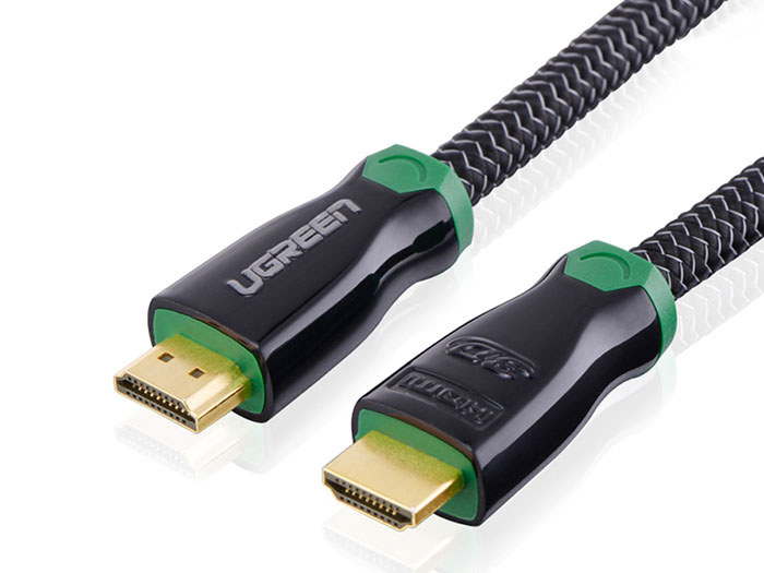 C&#225;p HDMI 20M bọc lưới kim loại Ugreen 10299 HK