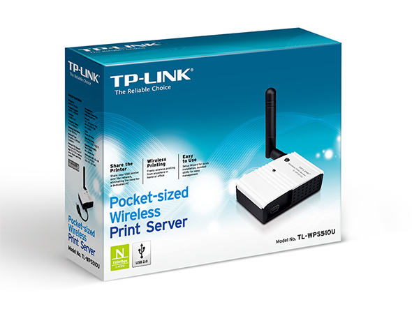 TP Link TL-WPS510U | Print Server kh&#244;ng d&#226;y bỏ t&#250;i tốc độ 150Mpbs 718F