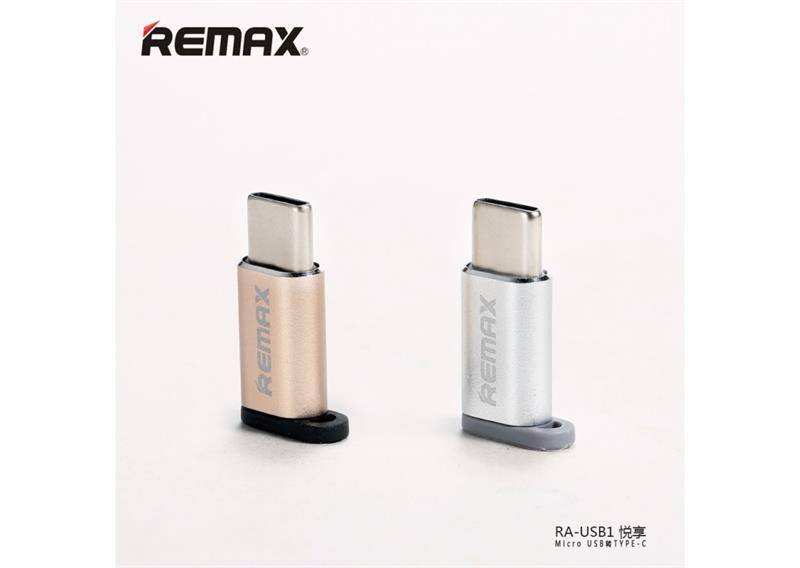 ĐẦU ĐỔI MICRO USB -&gt; TYPE-C REMAX (RA - USB1) 318HP