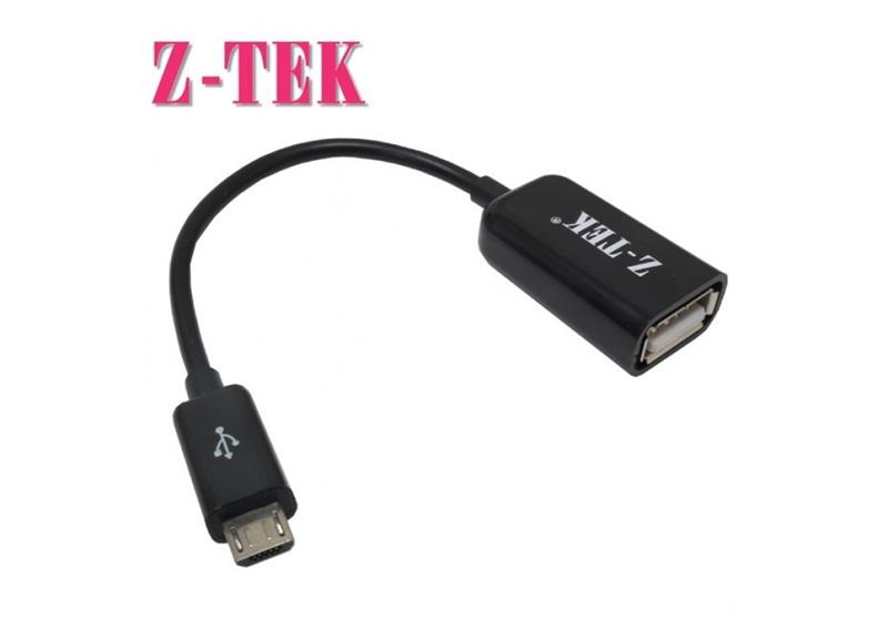 C&#193;P MICRO USB -&gt; USB OTG 2.0 Z-TEK (ZY-088) 318HP