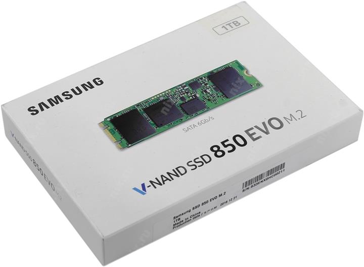 Samsung SSD 850EVO - 1TB (MZ-N5E1T0BW) 118MC