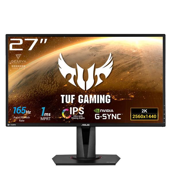 LCD Asus TUF Gaming VG27AQ | 27 inch WQHD (2560 x 1440) IPS 165Hz Sync G-SYNC _HDMI _DisplayPort 1.2 _Speakers _1119S