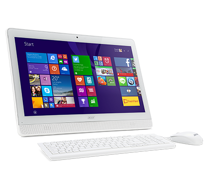PC All In One Acer Aspire Z1-611 (DQ.SZ0SV.001) J2900(2.41GHz 2MB)_4GB_500GB_19.5"