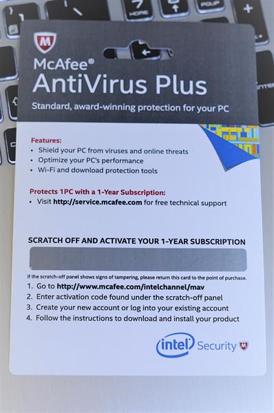 McAfree AntiVirus Plus 1 Year - 1 PC