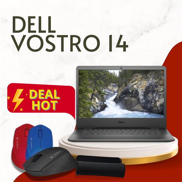 Dell Vostro 3400 (70253900) | Intel&#174; Tiger Lake Core™ i5 _ 1135G7 | 8GB | 256GB SSD PCIe | Intel&#174; Iris&#174; Xe Graphics | Win 10 _ Office Home &amp; Student 2019 | 14 inch Full HD | 1021F | KMT8