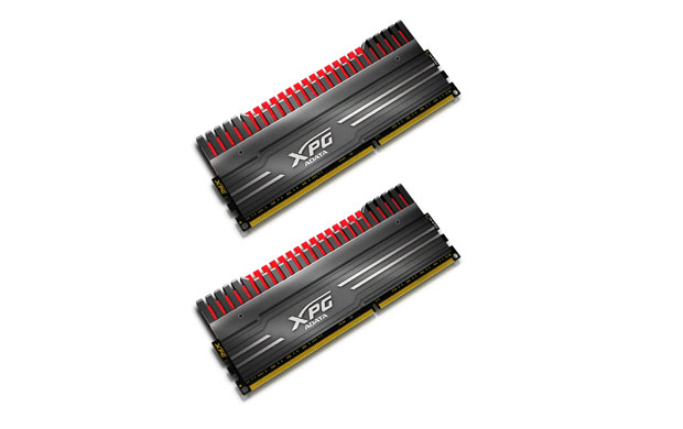 RAM PC ADATA  XPG V3  4GB DDR3-1600 ( Kit 2GB*2 ) AX3U1600W4G9-DBV - RG - Red-Black 