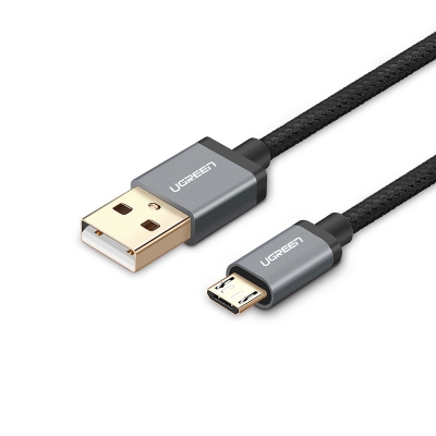 Ugreen Micro USB Data Cable(Aluminum case) 1M Black 10824 GK