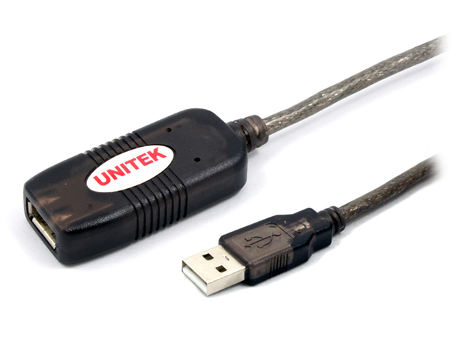 C&#225;p nối d&#224;i USB 40m Unitek Y-268 HK