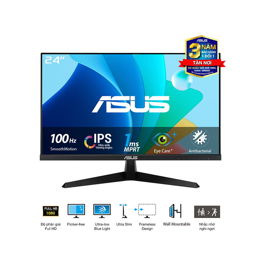 M&#192;N H&#204;NH ASUS VY249HF-R (23.8 INCH/FHD/IPS/100HZ/1MS) | 0624S