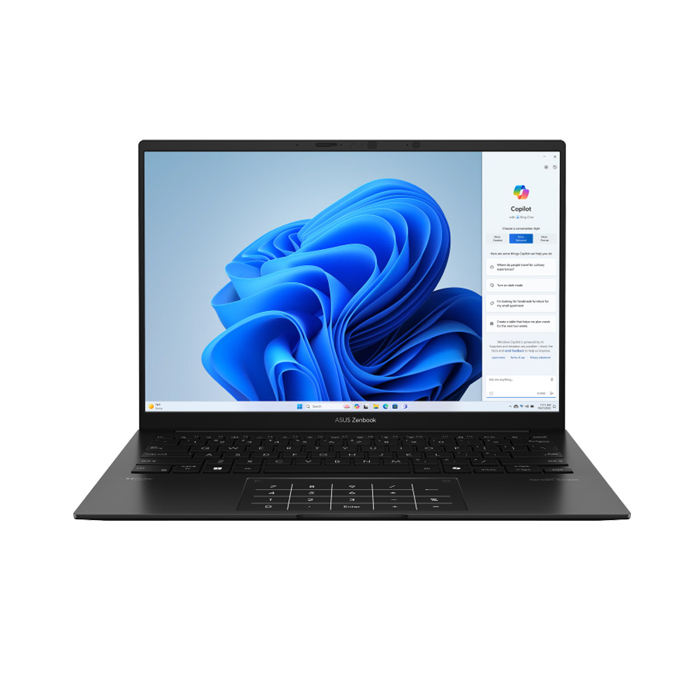 Laptop ASUS Zenbook 14 ( UM3406KA-PP590WS ) | AMD Ryzen AI 7 350 | 32GB | 1TB | 14 inch 3K OLED | AMD Radeon Graphics | Windows 11 Home + Microsoft Office | Đen | 0625