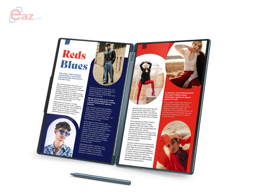 Laptop Lenovo Yoga Book 9 14IAH10 (83KJ002UVN) | Ultra 9 285H | 32GB | 1TB | Intel Arc™ Graphics 140T | 14 inch 2.8K OLED | Win 11 | Office | Tidal Teal | 1025