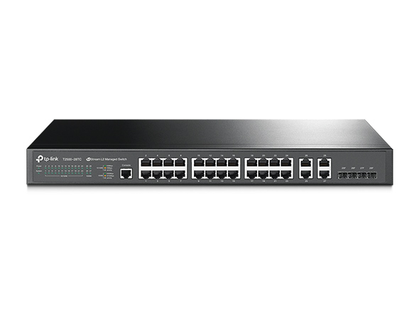 TP-Link T2500-28TC(TL-SL5428E) | JetStream 24-Port 10/100Mbps + 4-Port Gigabit  718F