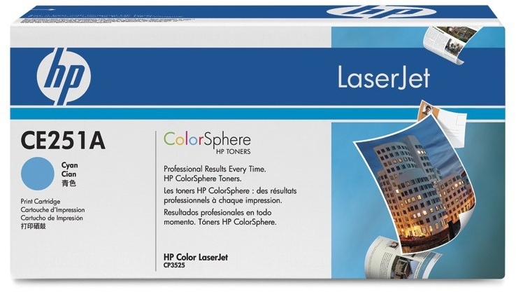 HP 504A Cyan/Yellow/Magenta Original LaserJet Toner Cartridge CE251A/CE252A/CE253A