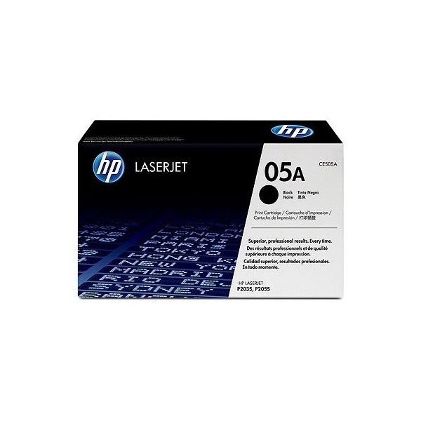 HP 05A Black Original LaserJet Toner Cartridge CE505A 618EL